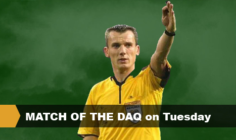 MATCH OF THE DAQ on Tuesday