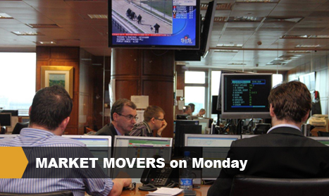 MARKET MOVERS on Monday