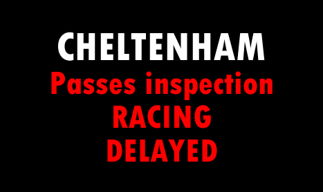 Inspection passed but racing delayed
