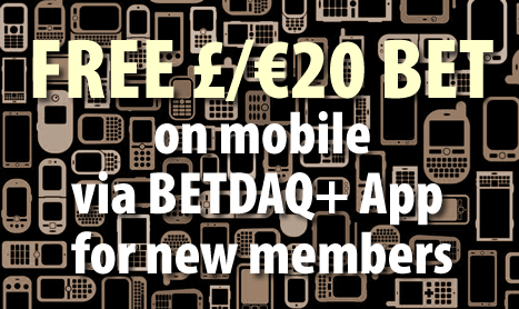 Free £20 bet on mobile via BETDAQ+ App