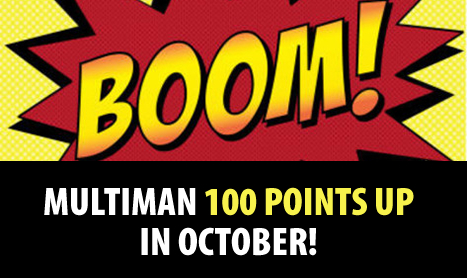 MULTIMAN Tues: 100 points up !