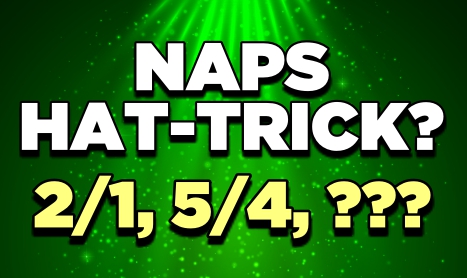 SHAMROCK Sat: NAPS HAT-TRICK?