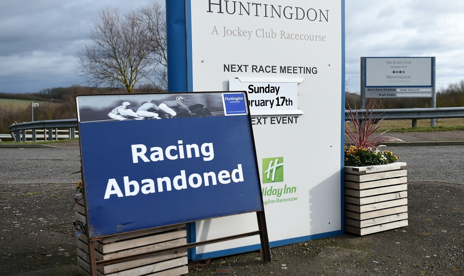 UK Racing off until end of April