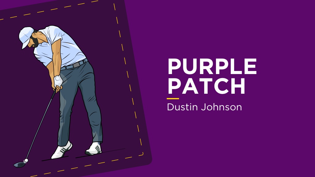 PURPLE PATCH: Dustin Johnson