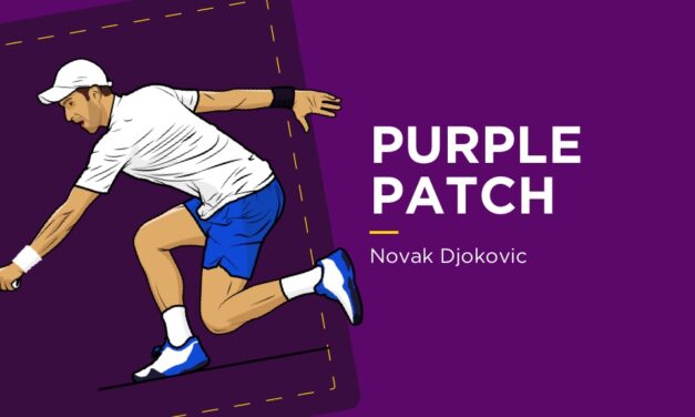 PURPLE PATCH: Novak Djokovic