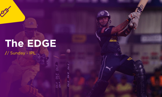 THE EDGE IPL Sun: Chennai Super Kings v Sunrisers Hyderabad