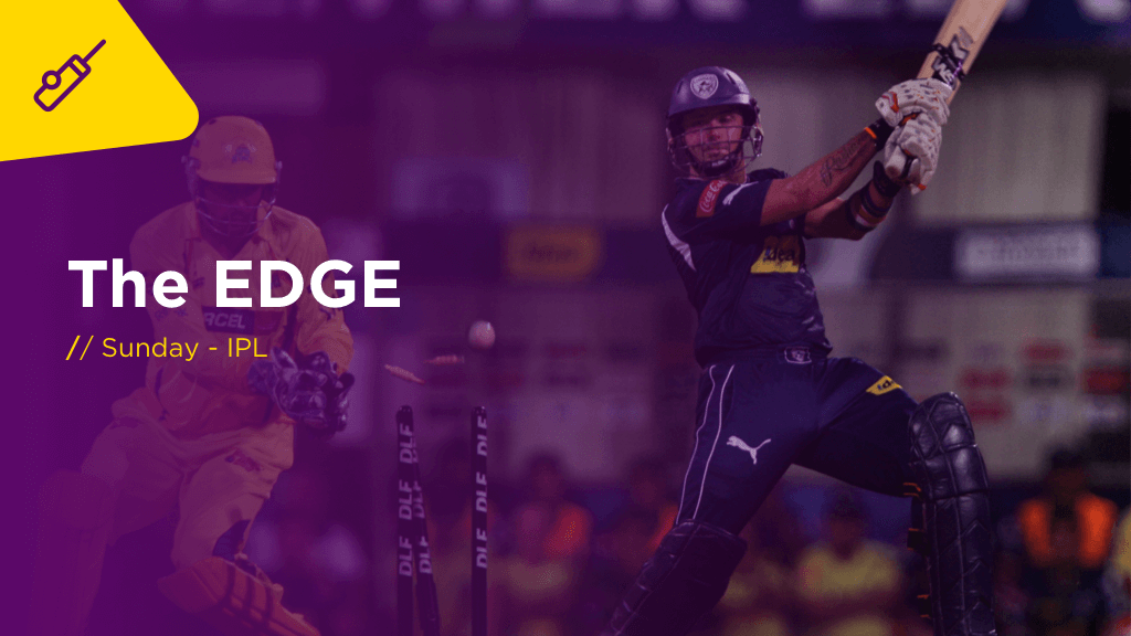 THE EDGE Sun: IPL Game 30 Chennai Super Kings v Mumbai Indians