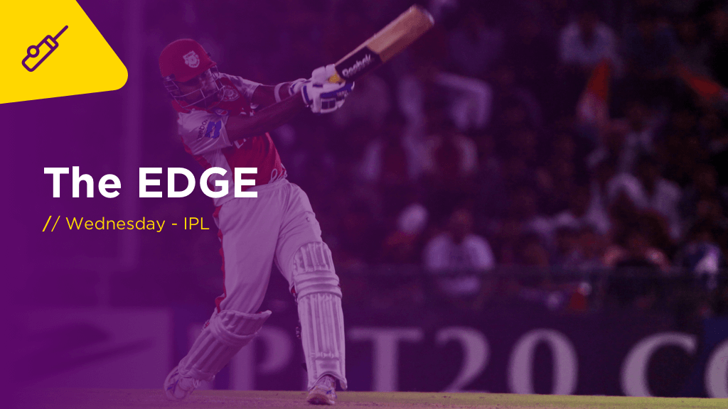 THE EDGE IPL Weds: Punjab Kings v Delhi Capitals