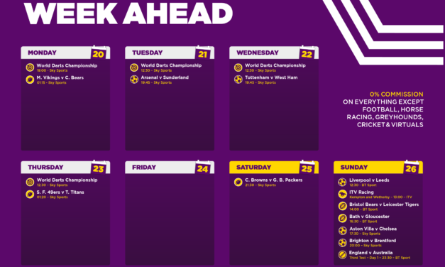 WEEK AHEAD: A Festive Feast Of Sport