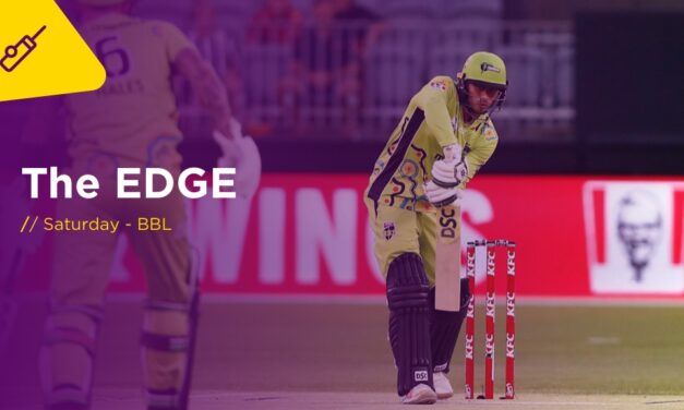 THE EDGE Sat: Melbourne Renegades v Melbourne Stars