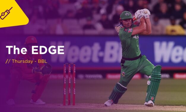 THE EDGE Thurs: BBL Melbourne Stars v Sydney Sixers