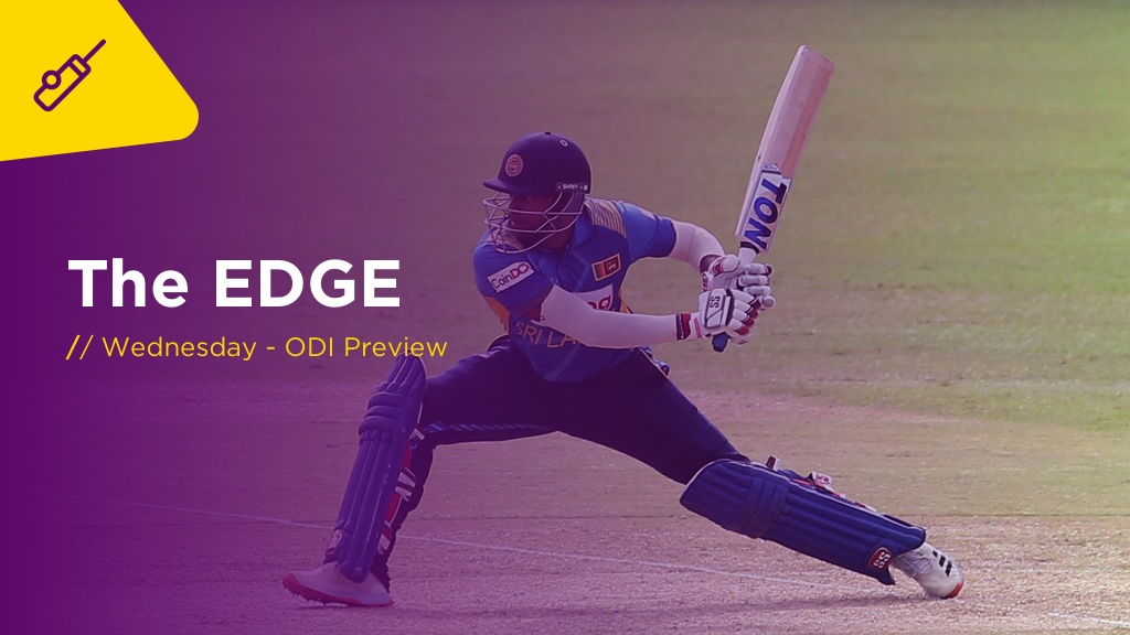 THE EDGE Weds: India v Australia 3rd ODI