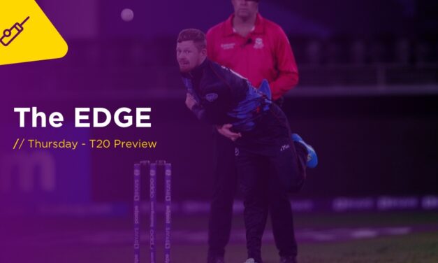 THE EDGE Thurs: West Indies v England 3rd T20