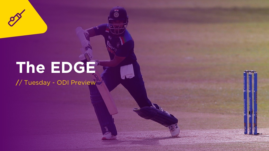THE EDGE Tues: England v India 1st ODI