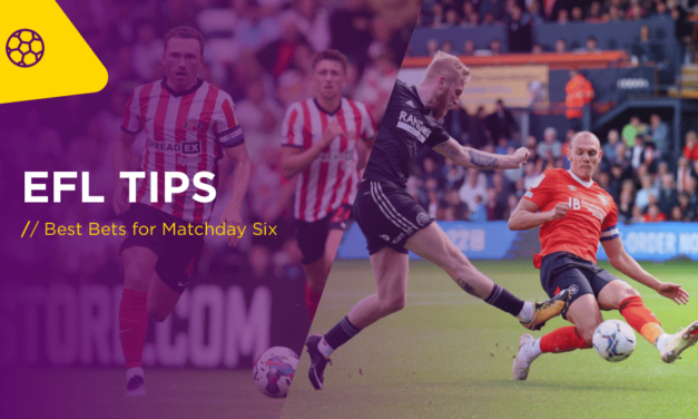 EFL TIPS: Best Bets For Matchday Six