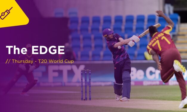 THE EDGE Thurs: Semi-Final 2: India v England (T20 Cricket World Cup)