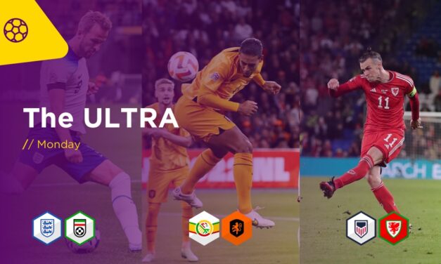 WORLD CUP ULTRA Mon: ENGLAND v IRAN, SENEGAL v NETHERLANDS, USA v WALES