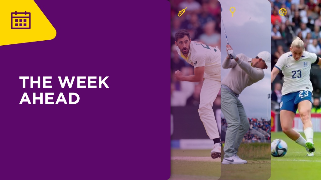 THE WEEK AHEAD: The Open, The Ashes, The Women’s World Cup