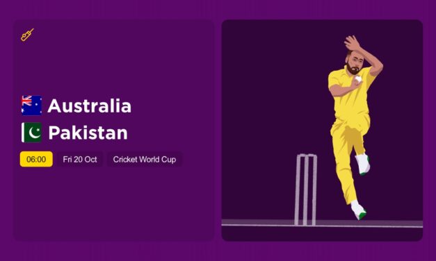 THE EDGE Fri: Cricket World Cup: AUSTRALIA v PAKISTAN