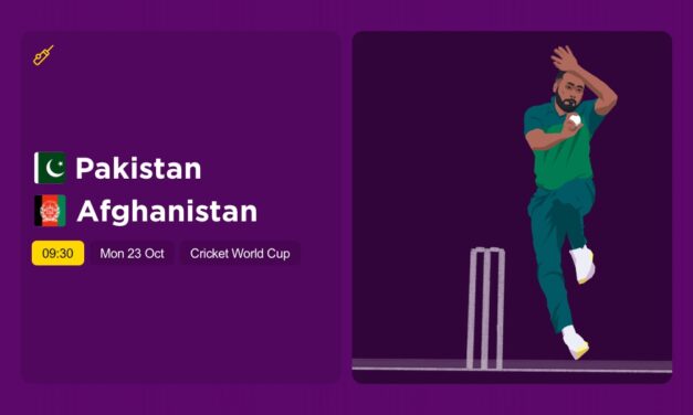 THE EDGE Mon: Cricket World Cup: AFGHANISTAN v PAKISTAN