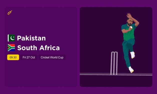 THE EDGE Fri: Cricket World Cup: PAKISTAN v SOUTH AFRICA