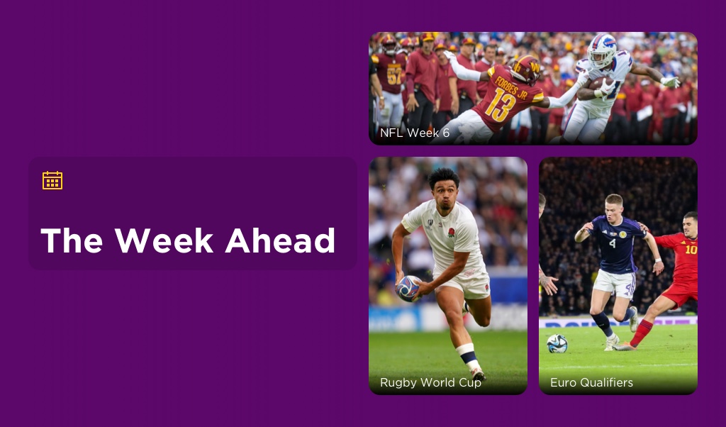 WEEK AHEAD: Euro Qualifiers, Cricket World Cup, Rugby World Cup