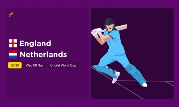 THE EDGE Weds: Cricket World Cup: ENGLAND v NETHERLANDS