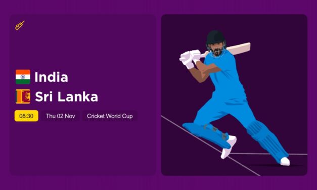 THE EDGE Thurs: Cricket World Cup: INDIA v SRI LANKA