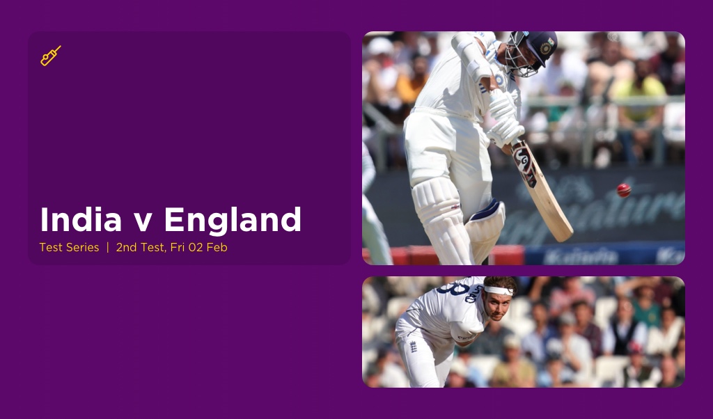 THE EDGE Fri: India v England 2nd Test