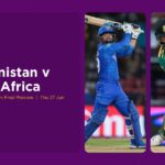 THE EDGE Thu: T20 World Cup AFGHANISTAN v SOUTH AFRICA
