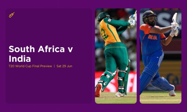 THE EDGE Sat: T20 World Cup Final SOUTH AFRICA v INDIA