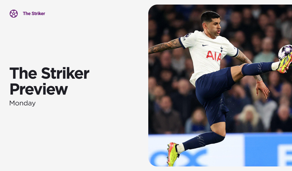 THE STRIKER Mon: LEICESTER v TOTTENHAM