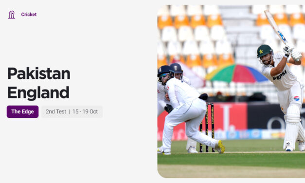 THE EDGE Tues: Pakistan v England 2nd Test