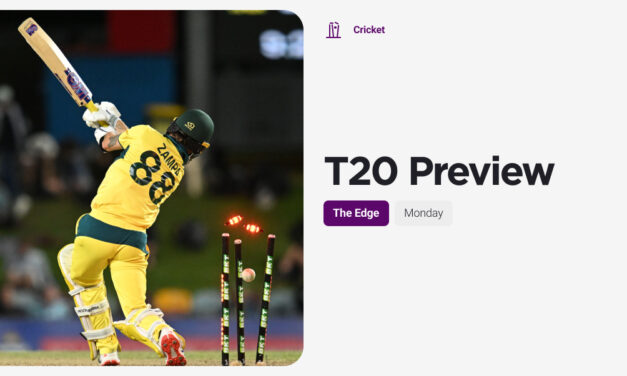 THE EDGE Mon: New Zealand England 2nd T20