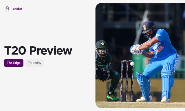 THE EDGE Thur: New Zealand England 3rd T20