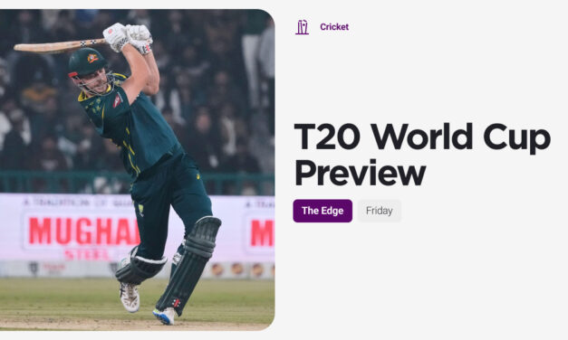 THE EDGE Fri: England v New Zealand