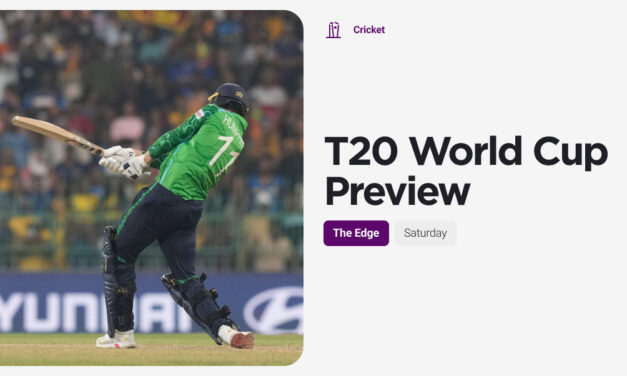 THE EDGE Sat: T20 WORLD CUP New Zealand v South Africa