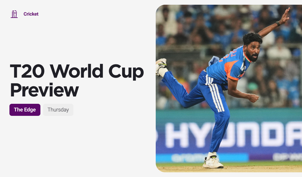 THE EDGE Thurs: Sri Lanka v Zimbabwe