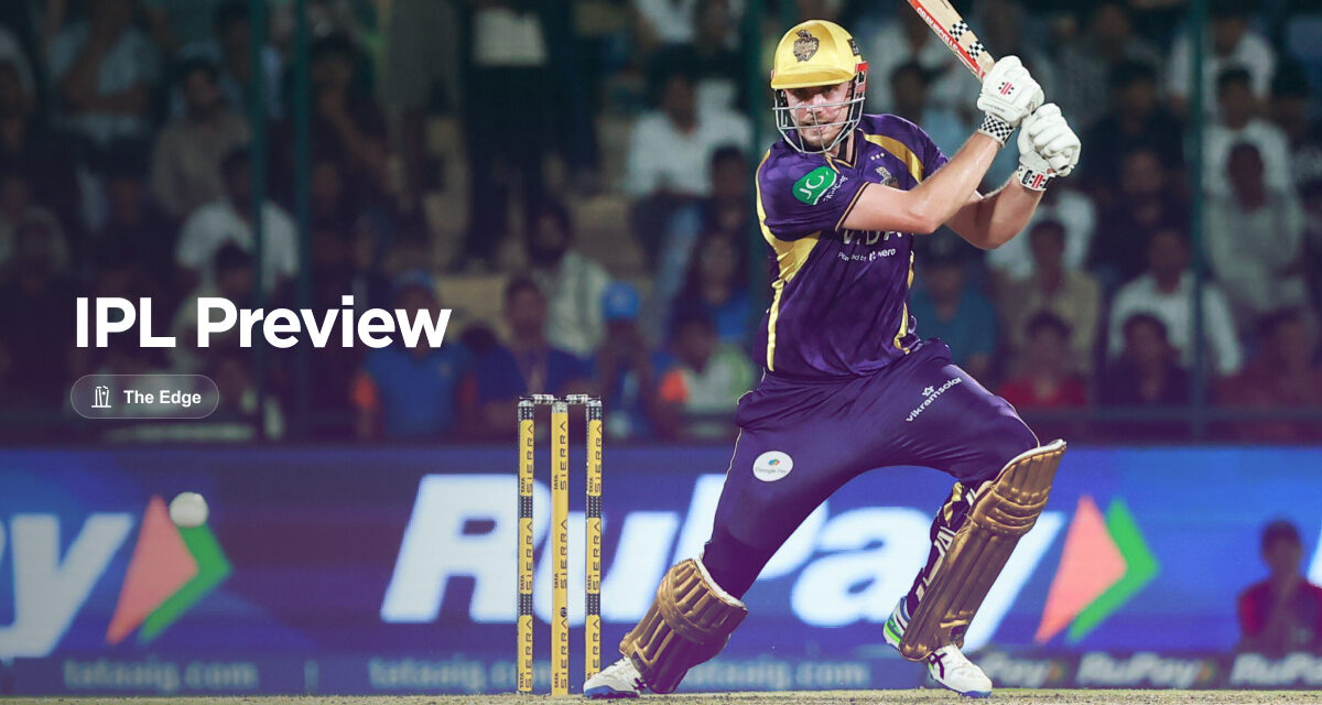 THE EDGE Weds: Kolkata Knight Riders v Mumbai Indians