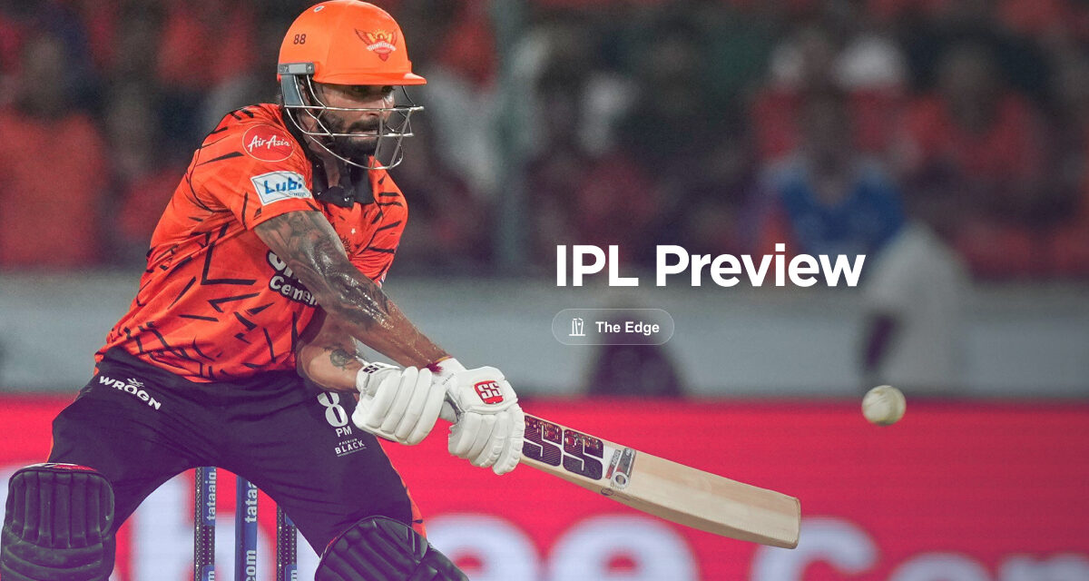THE EDGE: Sunrisers Hyderabad v Royal Challengers Bengaluru