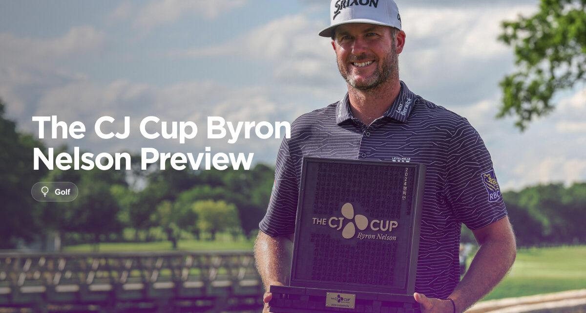 PGA Tour: The CJ Cup Byron Nelson preview/picks