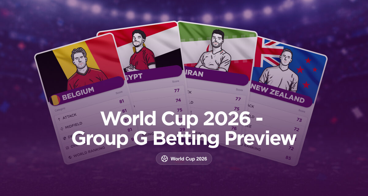 WORLD CUP 2026 – Group G Betting Preview