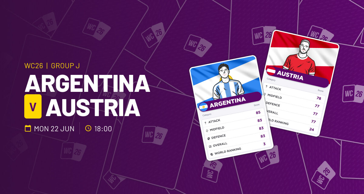 THE ULTRA Mon: Argentina v Austria WORLD CUP GROUP J