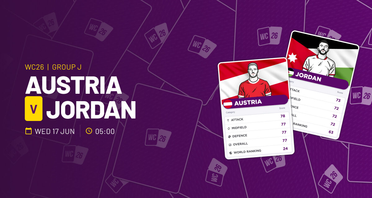 THE ULTRA Weds: Austria v Jordan WORLD CUP GROUP J