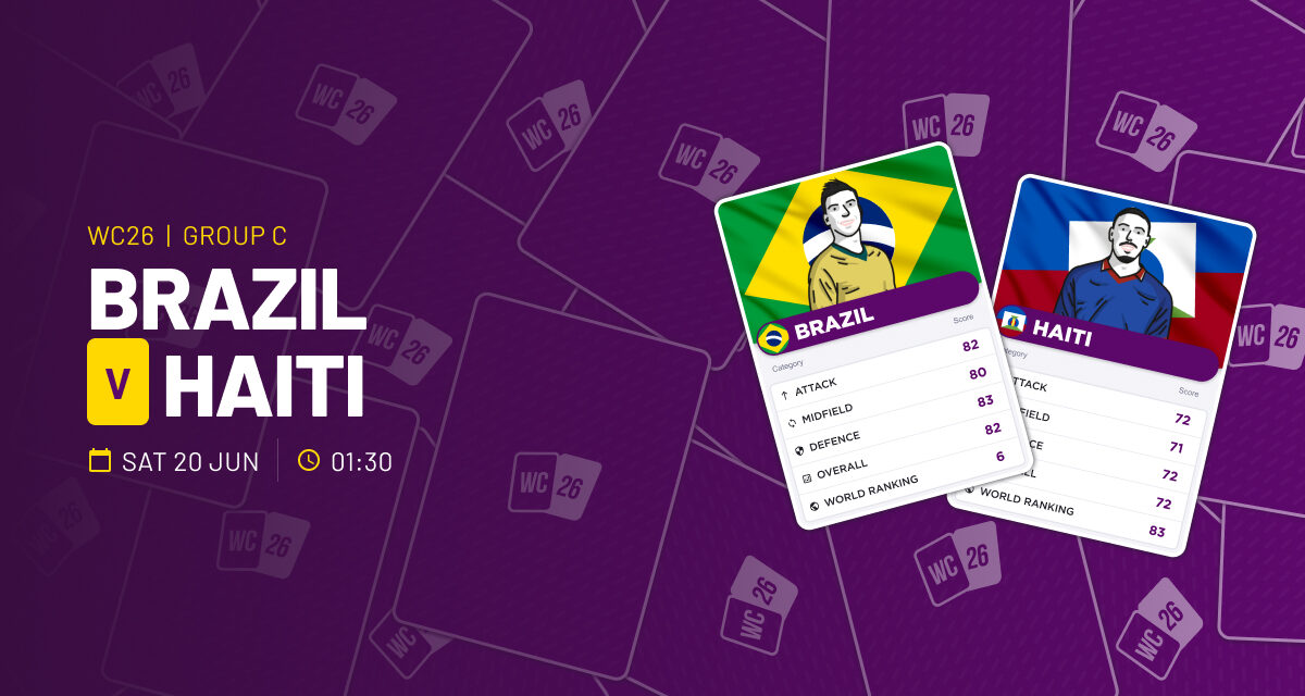 THE ULTRA Sat: Brazil v Haiti WORLD CUP GROUP C