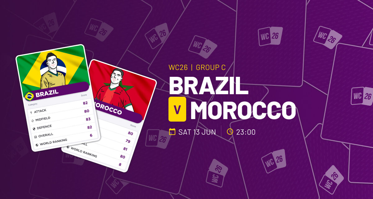 THE ULTRA Sat: Brazil v Morocco WORLD CUP GROUP C