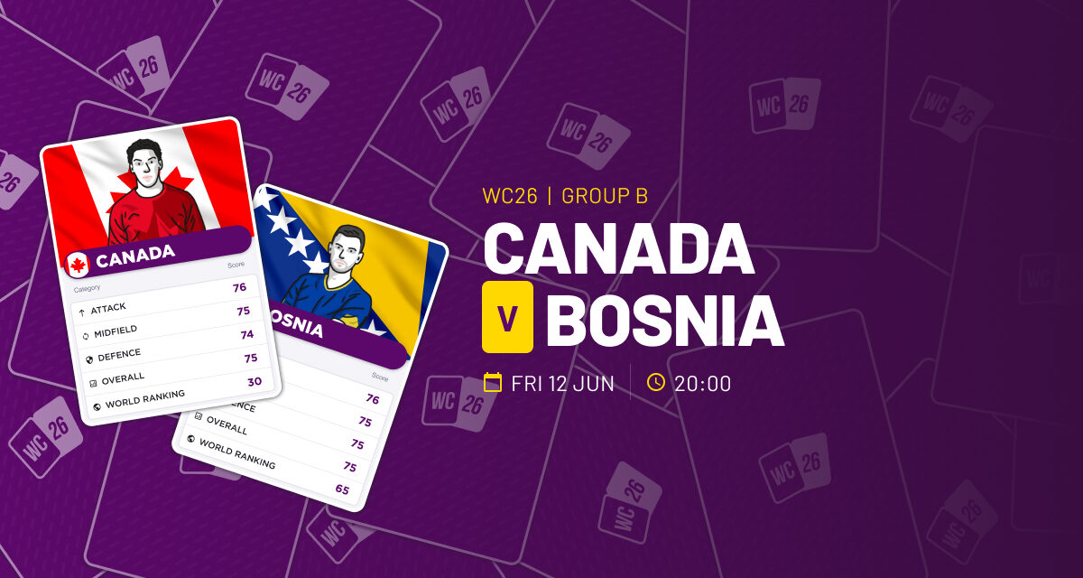 THE ULTRA Fri: Canada v Bosnia-Herzegovina WORLD CUP GROUP B