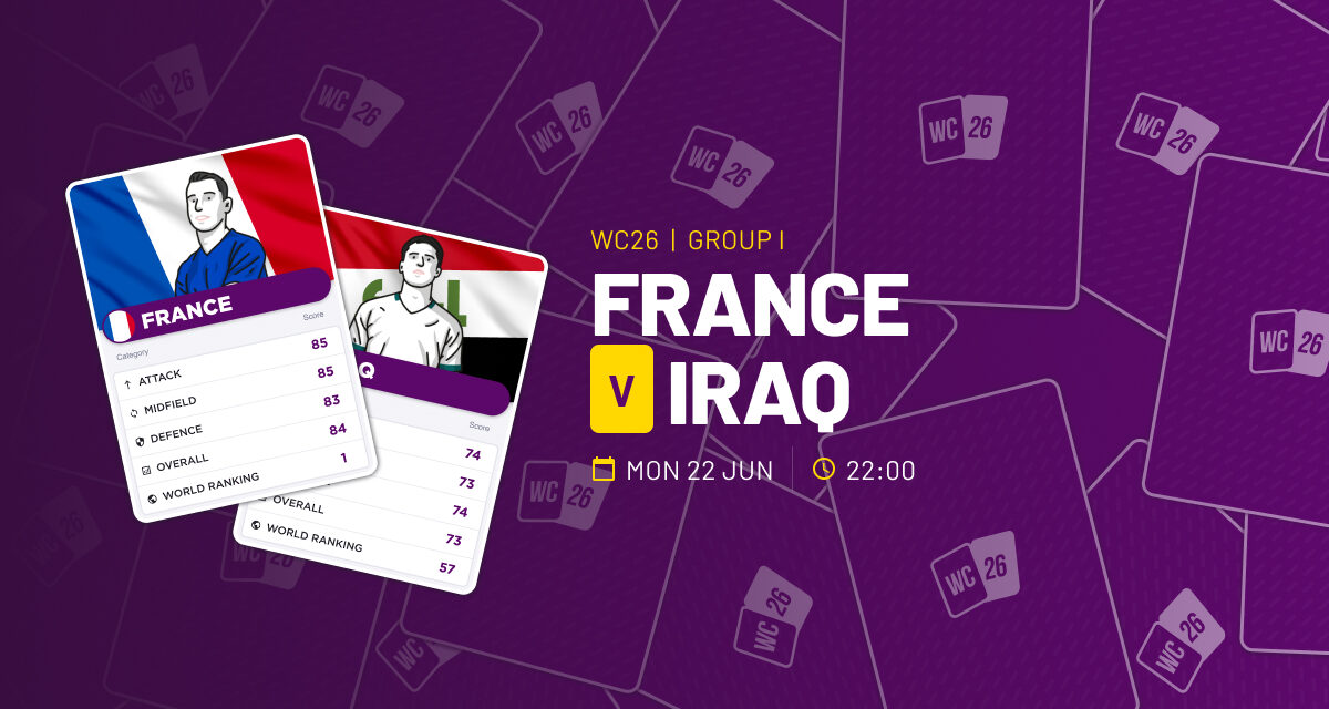 THE ULTRA Mon: France v Iraq WORLD CUP GROUP I