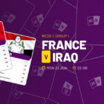 THE ULTRA Mon: France v Iraq WORLD CUP GROUP I