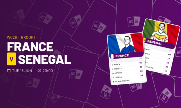 THE ULTRA Tues: France v Senegal WORLD CUP GROUP I